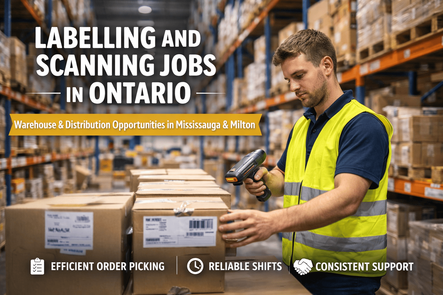 Labelling and Scanning Jobs in Ontario – Warehouse & Distribution